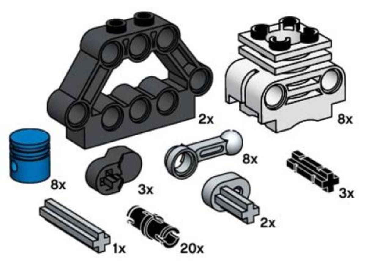 TECHNIC Motor – widok główny