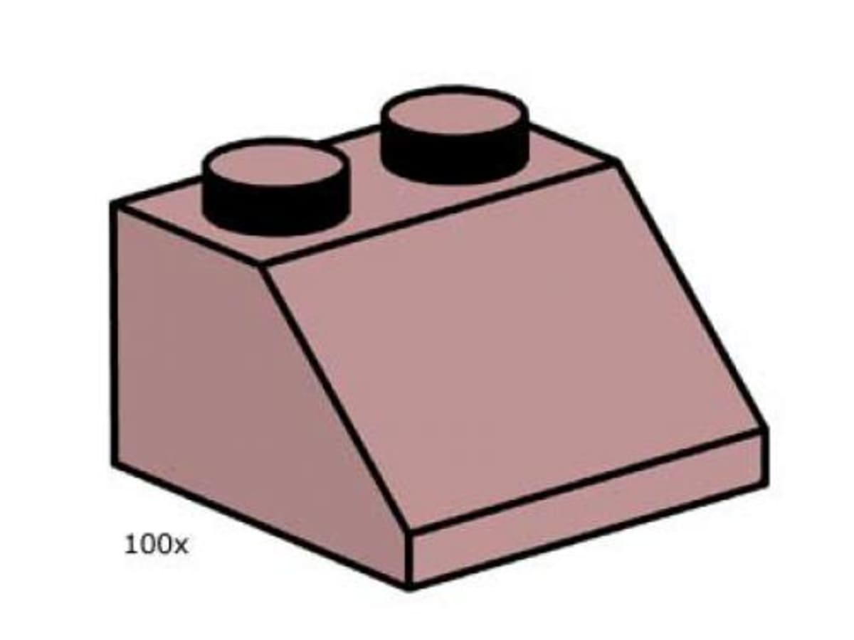 2 x 2 Sand Red Roof Tiles – widok główny