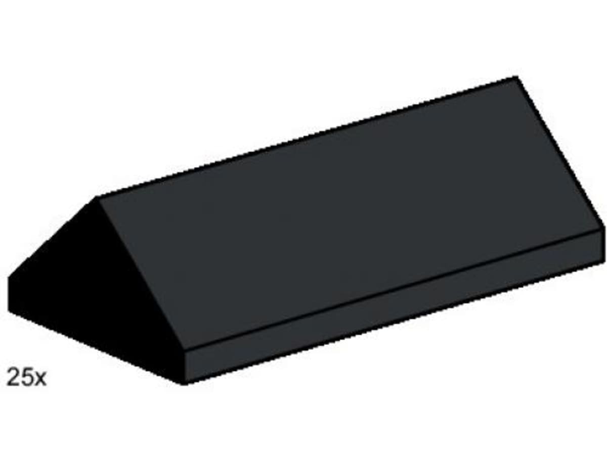 2 x 4 Ridge Roof Tiles Steep Sloped Black – widok główny