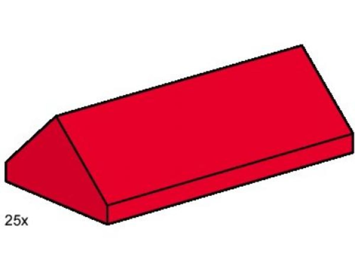 2 x 4 Ridge Roof Tiles Steep Sloped Red – widok główny