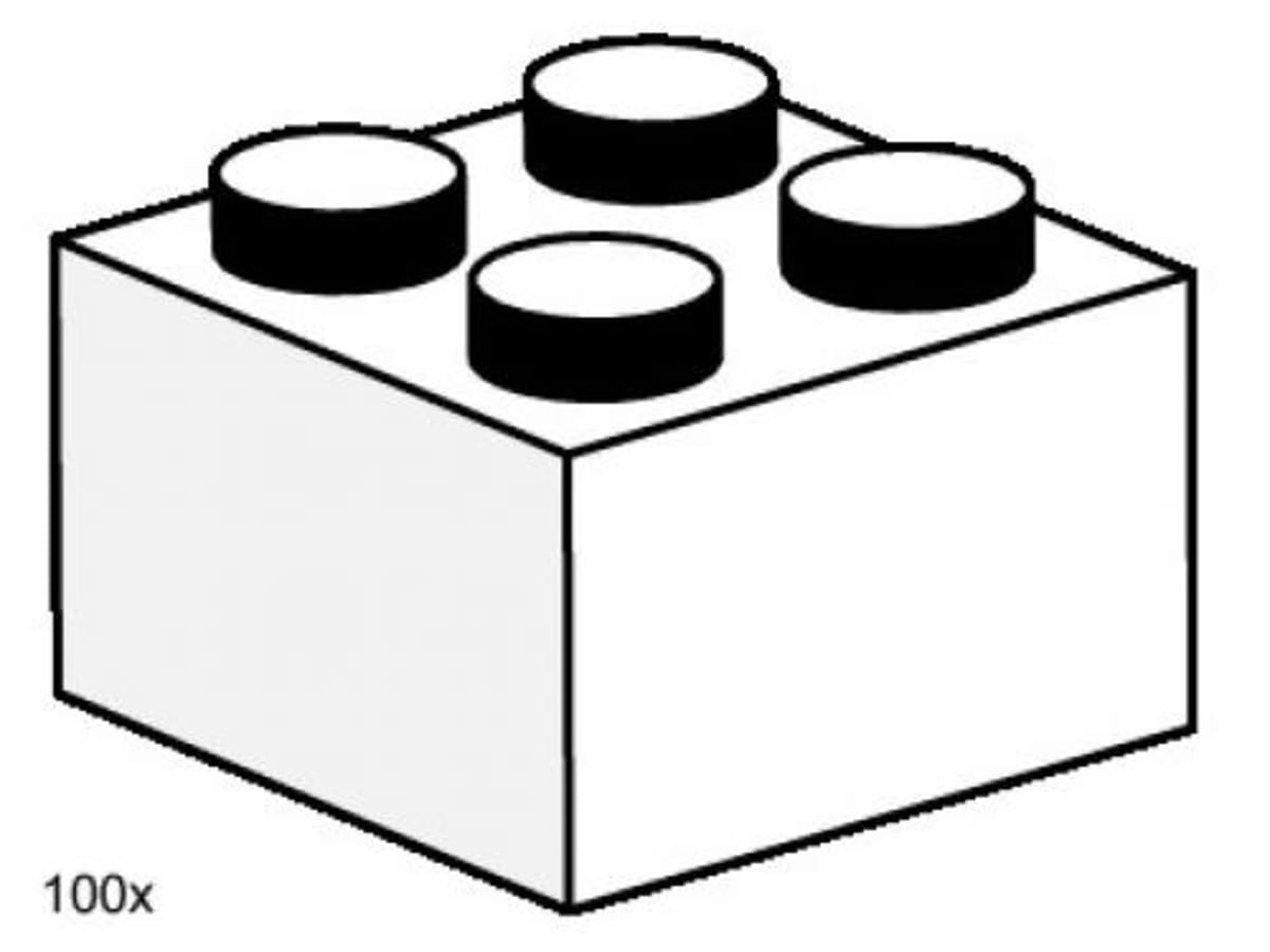 2 x 2 White Bricks – widok główny