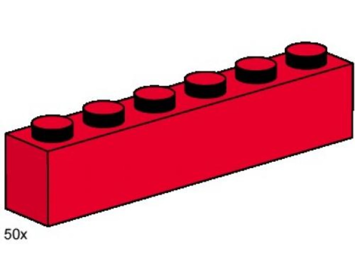 1 x 6 Red Bricks – widok główny
