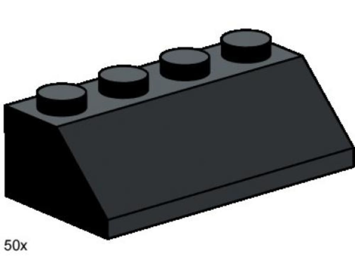 2 x 4 Roof Tile Black – widok główny