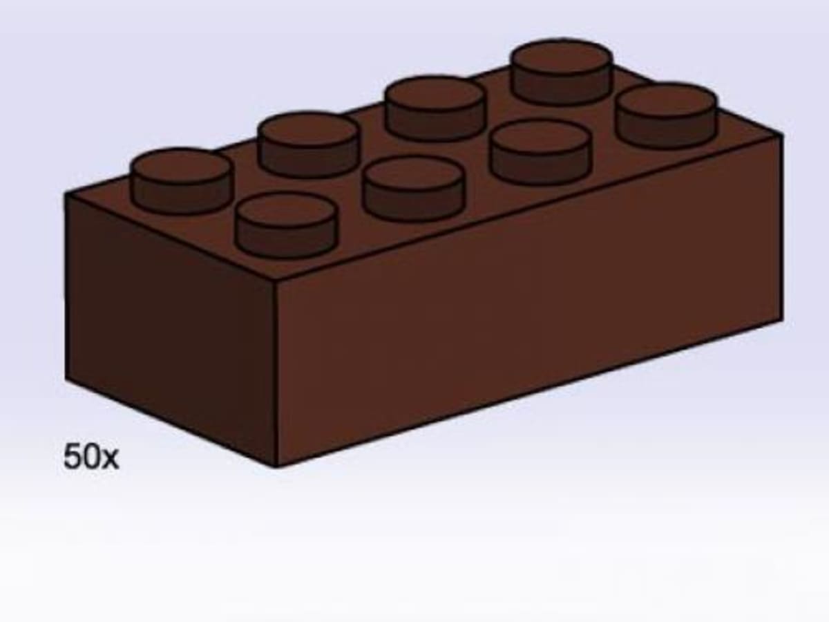 2 x 4 Brown Bricks – widok główny