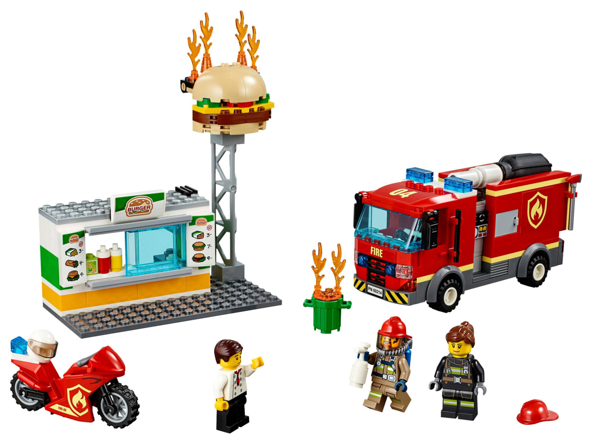 Burger Bar Fire Rescue – widok główny
