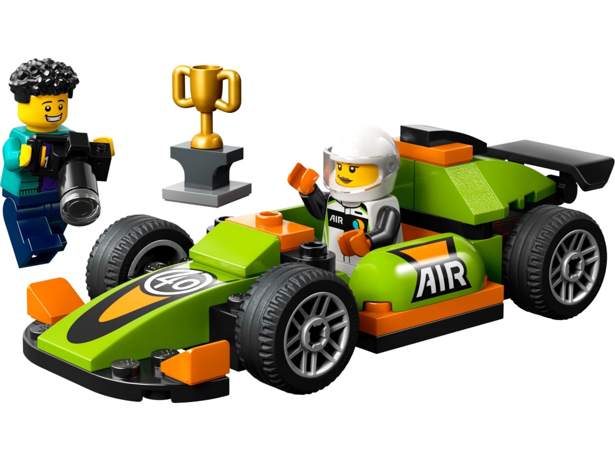 Green Race Car – widok główny