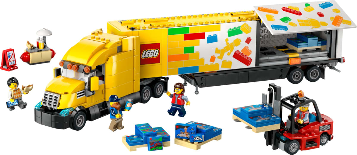 Yellow Delivery Truck – widok główny