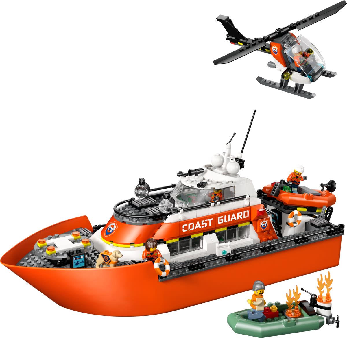 Coast Guard Rescue Boat & Helicopter – widok główny