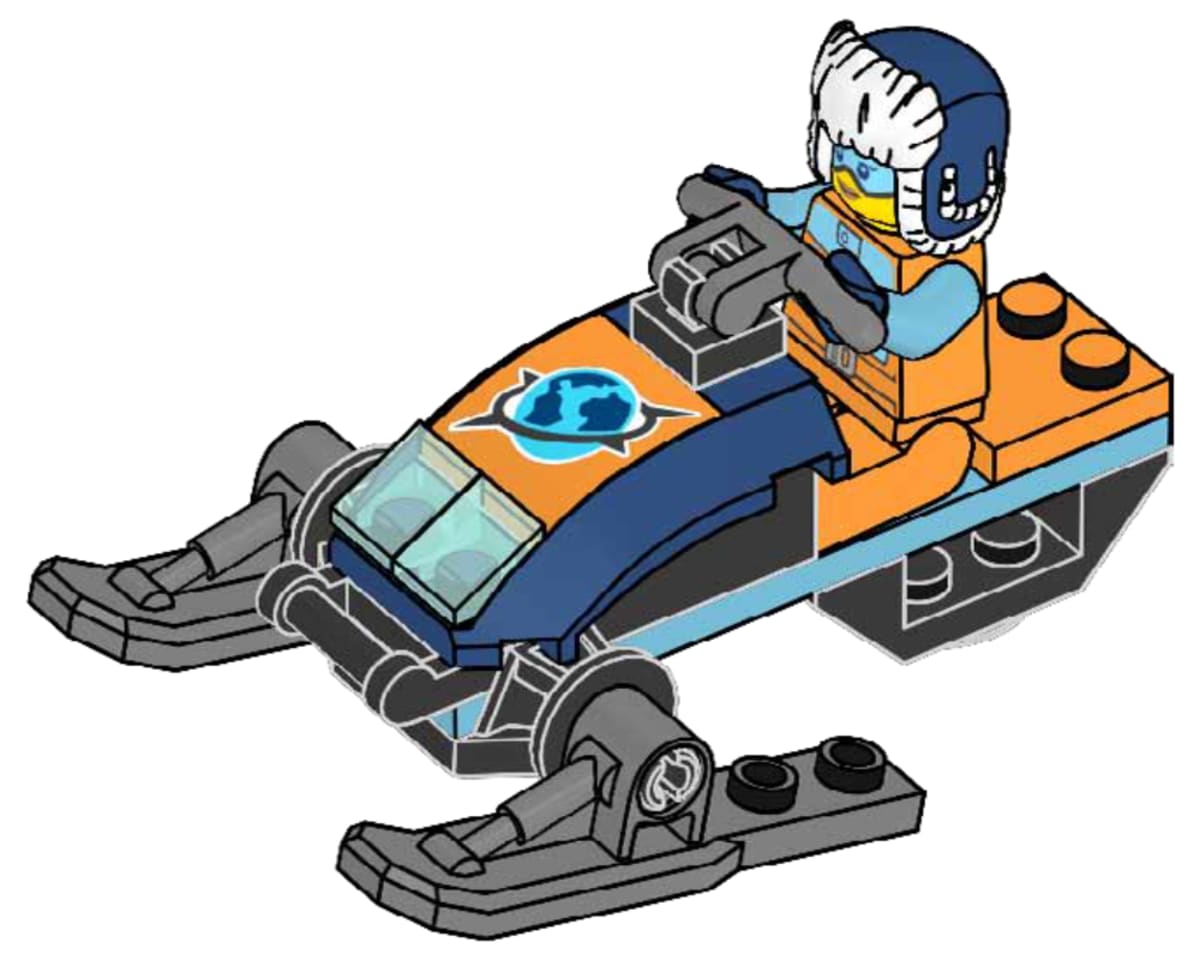 Arctic Snowmobile – widok główny