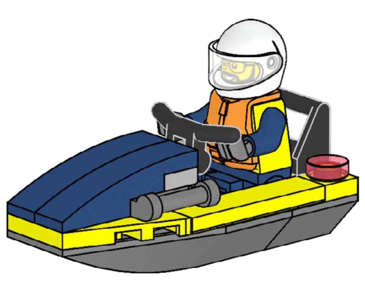 Policeman with Jetboat – widok główny