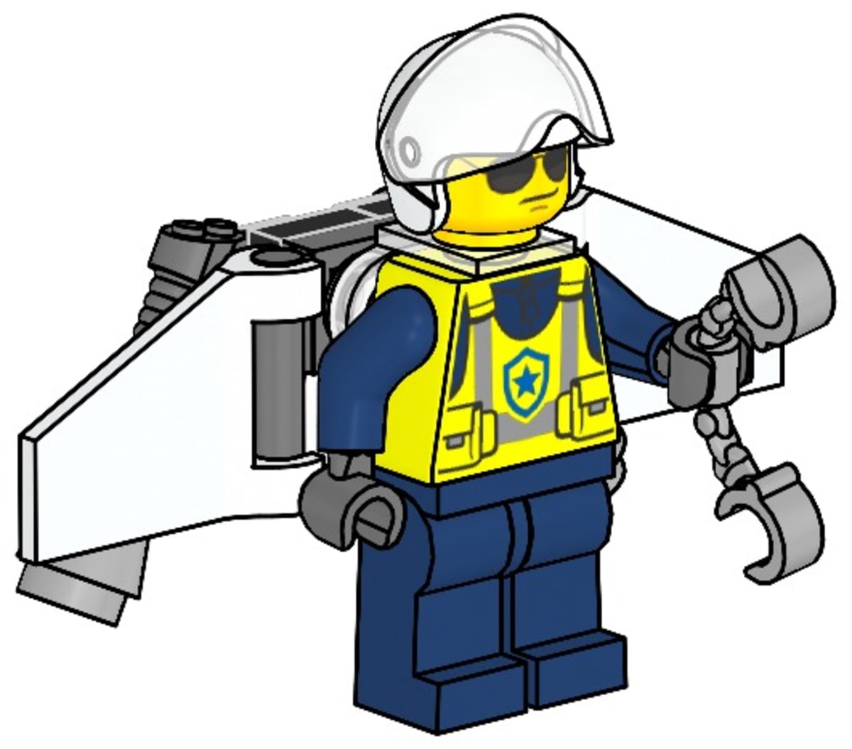 Policeman with Jetpack – widok główny
