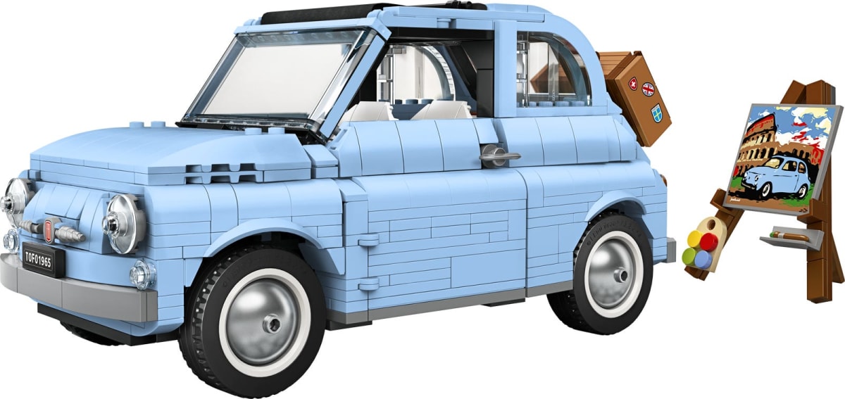 Fiat 500 - Bright Light Blue Version – widok główny