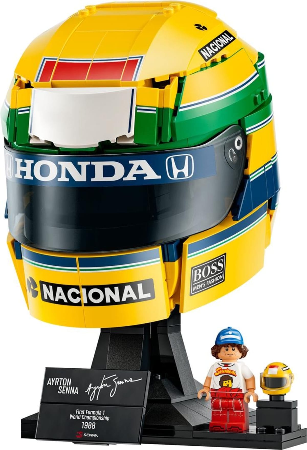 Kask Ayrton Senna – widok główny