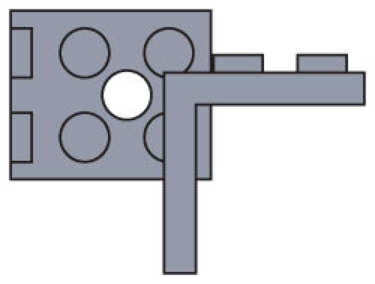 2 x 2 Angle Plate (Pack of 25) – widok główny