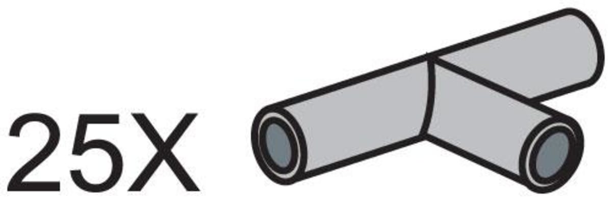 Pneumatic T-Pieces (Pack of 25) – widok główny
