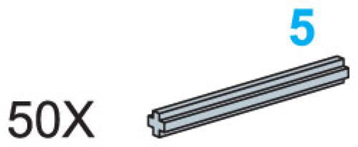 5-Stud Axles (Pack of 50) – widok główny