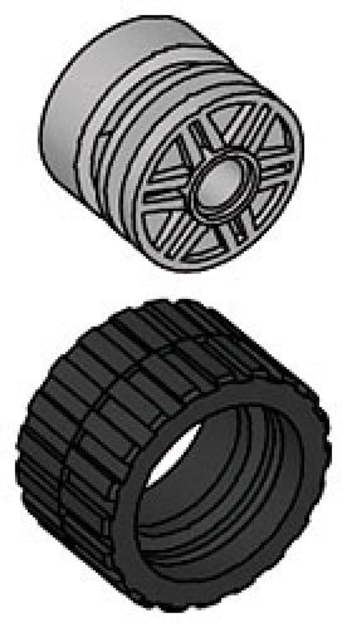 Small Wide Tire & Hub (Pack of 8 each) – widok główny