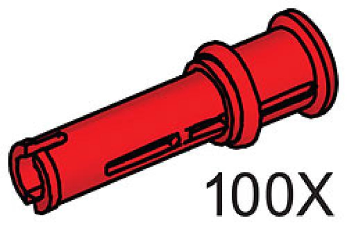 Connector Peg with Axle (Pack of 100) – widok główny