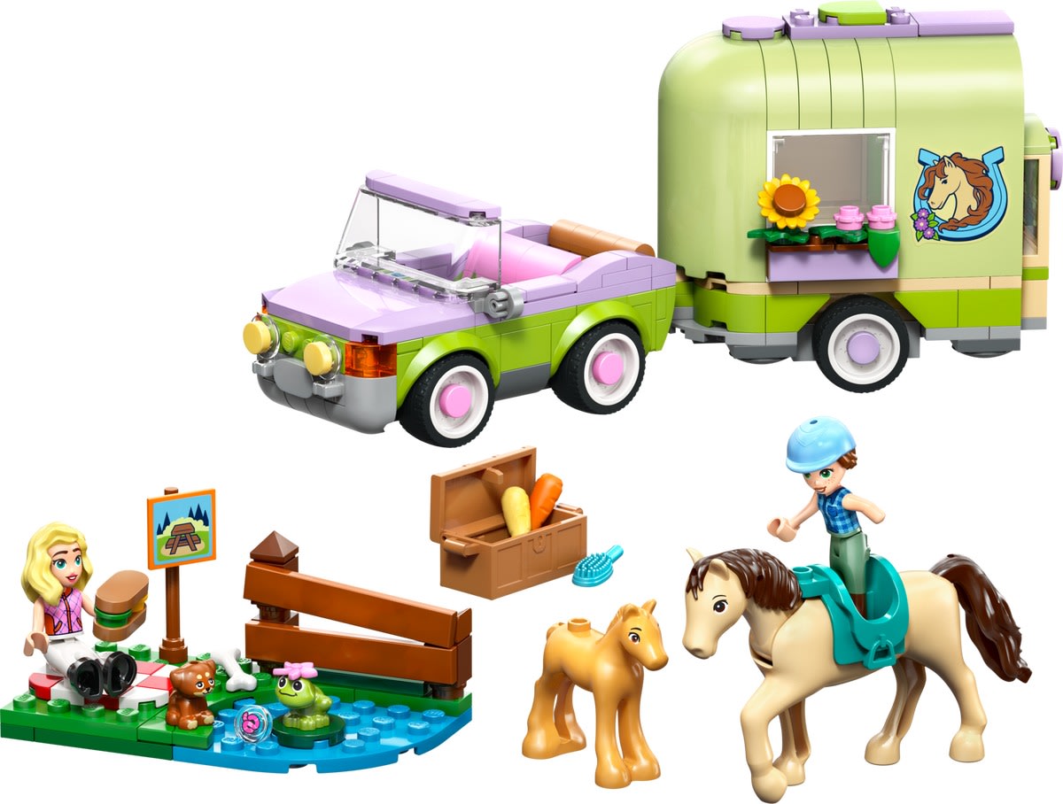 Horse & Baby Foal Trailer – widok główny