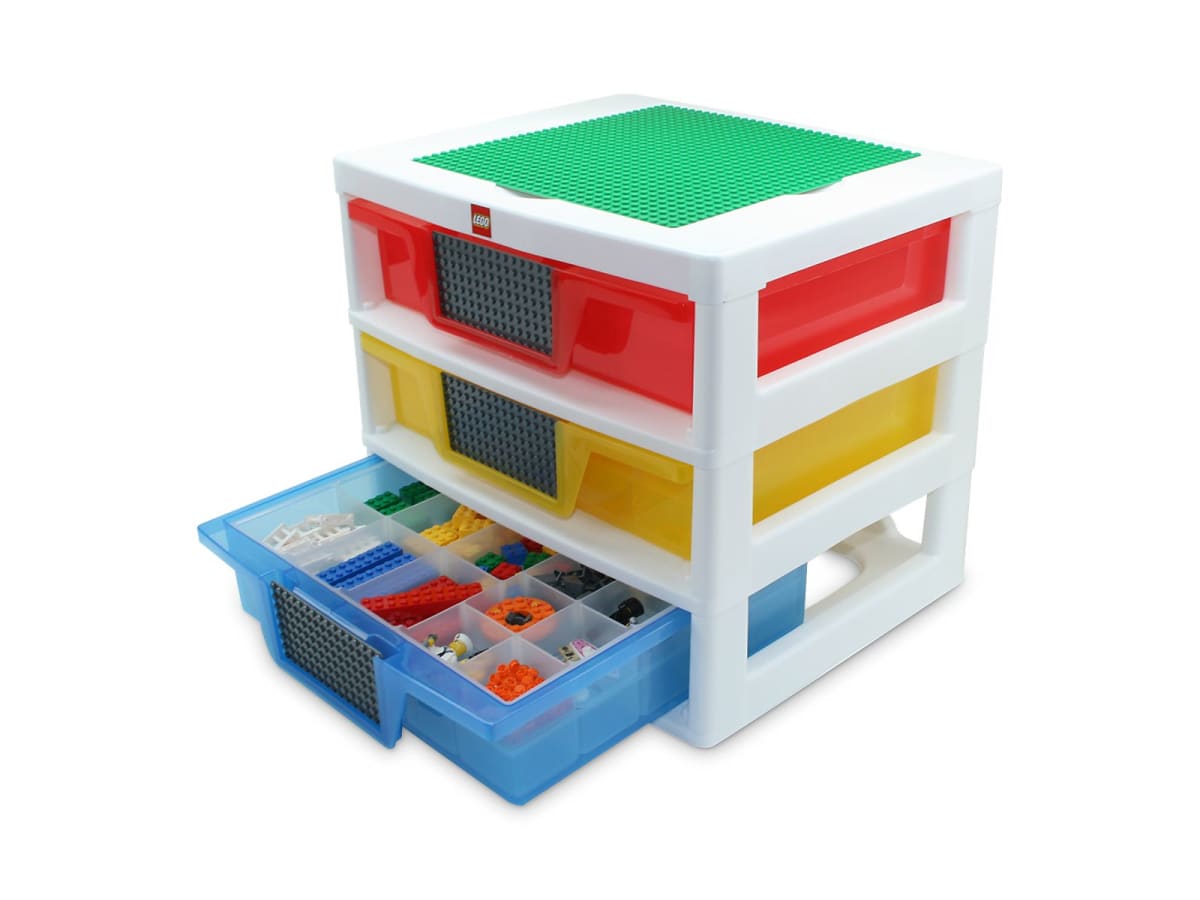 3-Drawer Storage (White - Red/Yellow/Blue) – widok główny