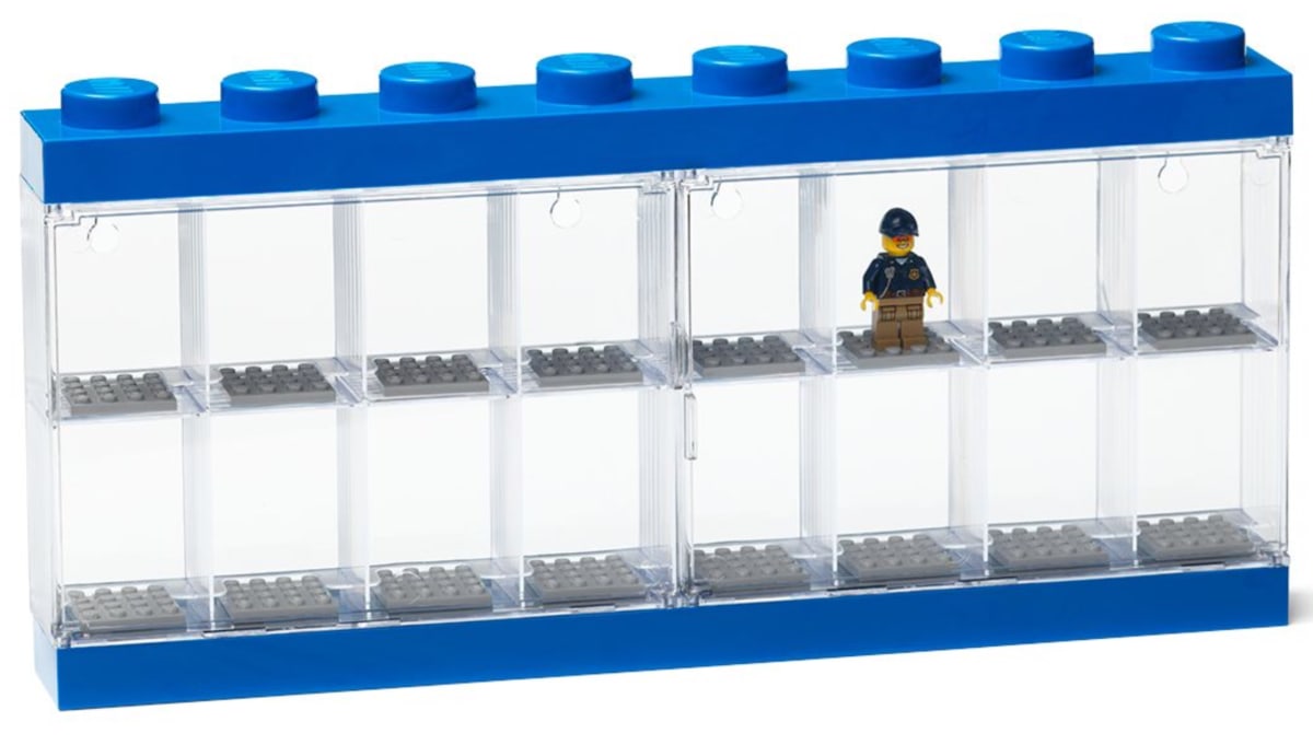 Minifigure Display Case 16 (Blue) – widok główny