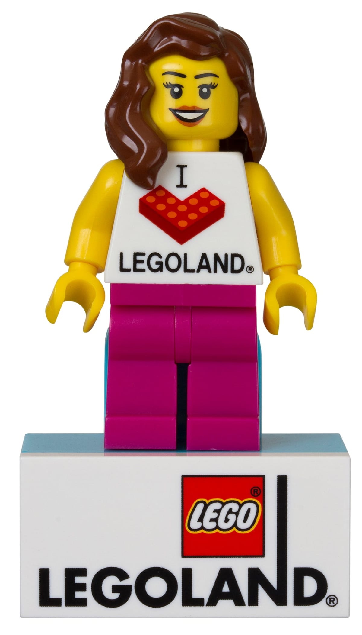 I [Heart] LEGOLAND Minifigure Magnet (Female) – widok główny