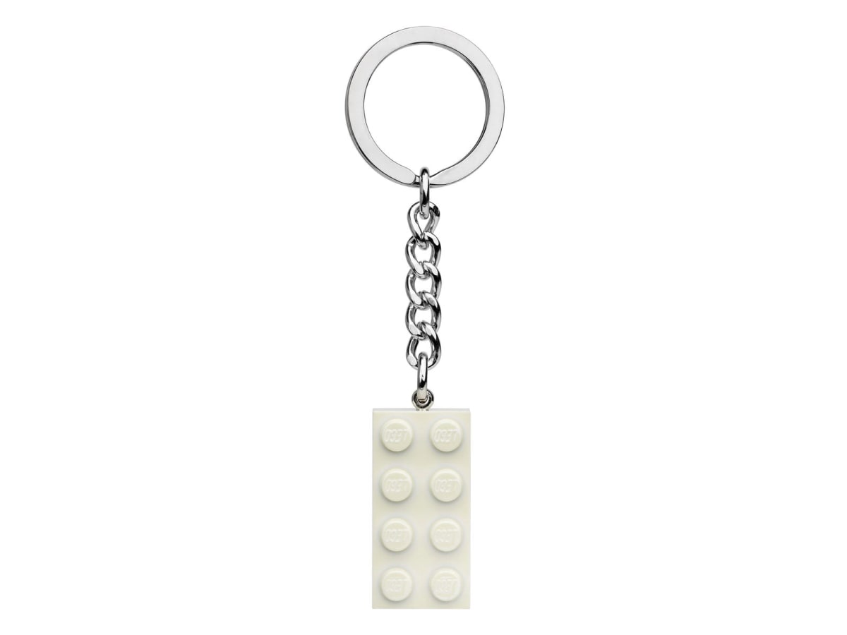 Pearl White Brick Key Chain – widok główny