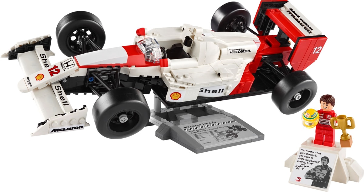McLaren MP4/4 i Ayrton Senna – widok główny