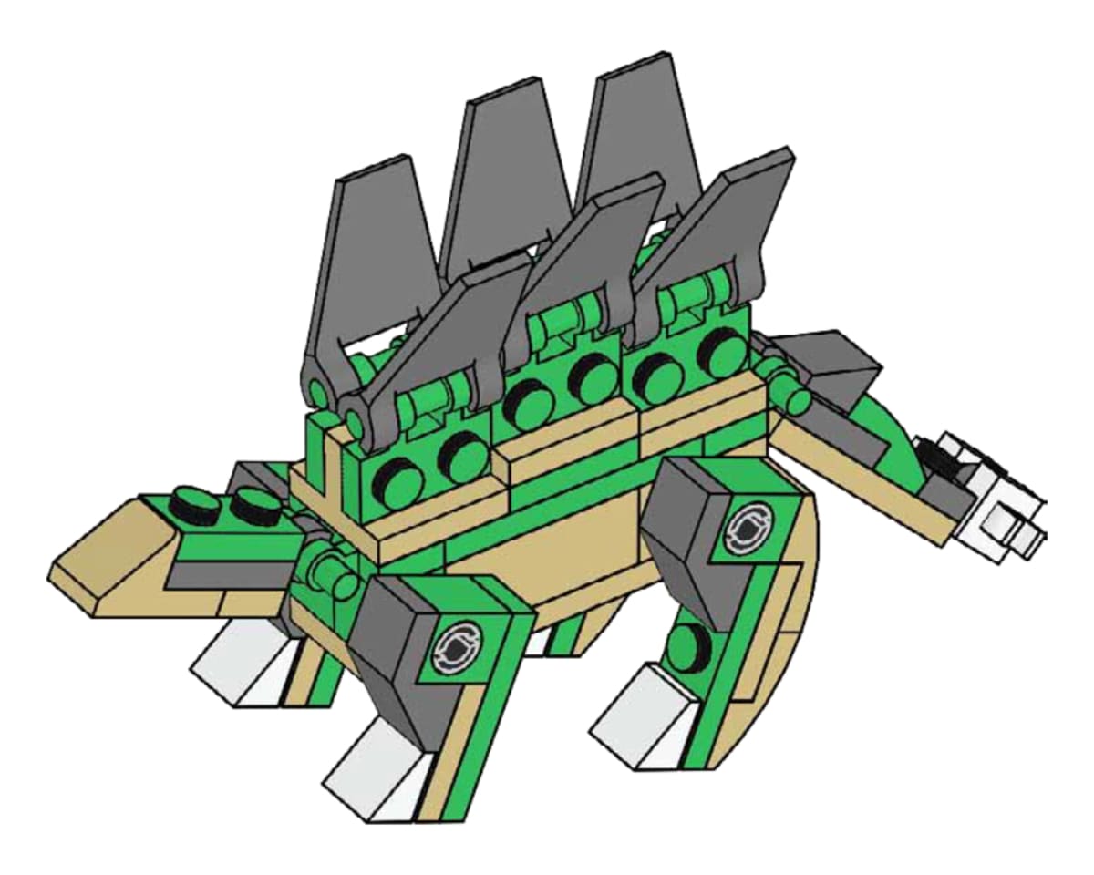 Stegosaurus – widok główny