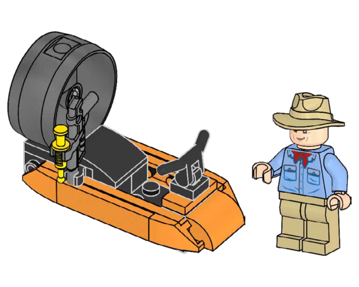 Alan Grant and Propeller Boat – widok główny