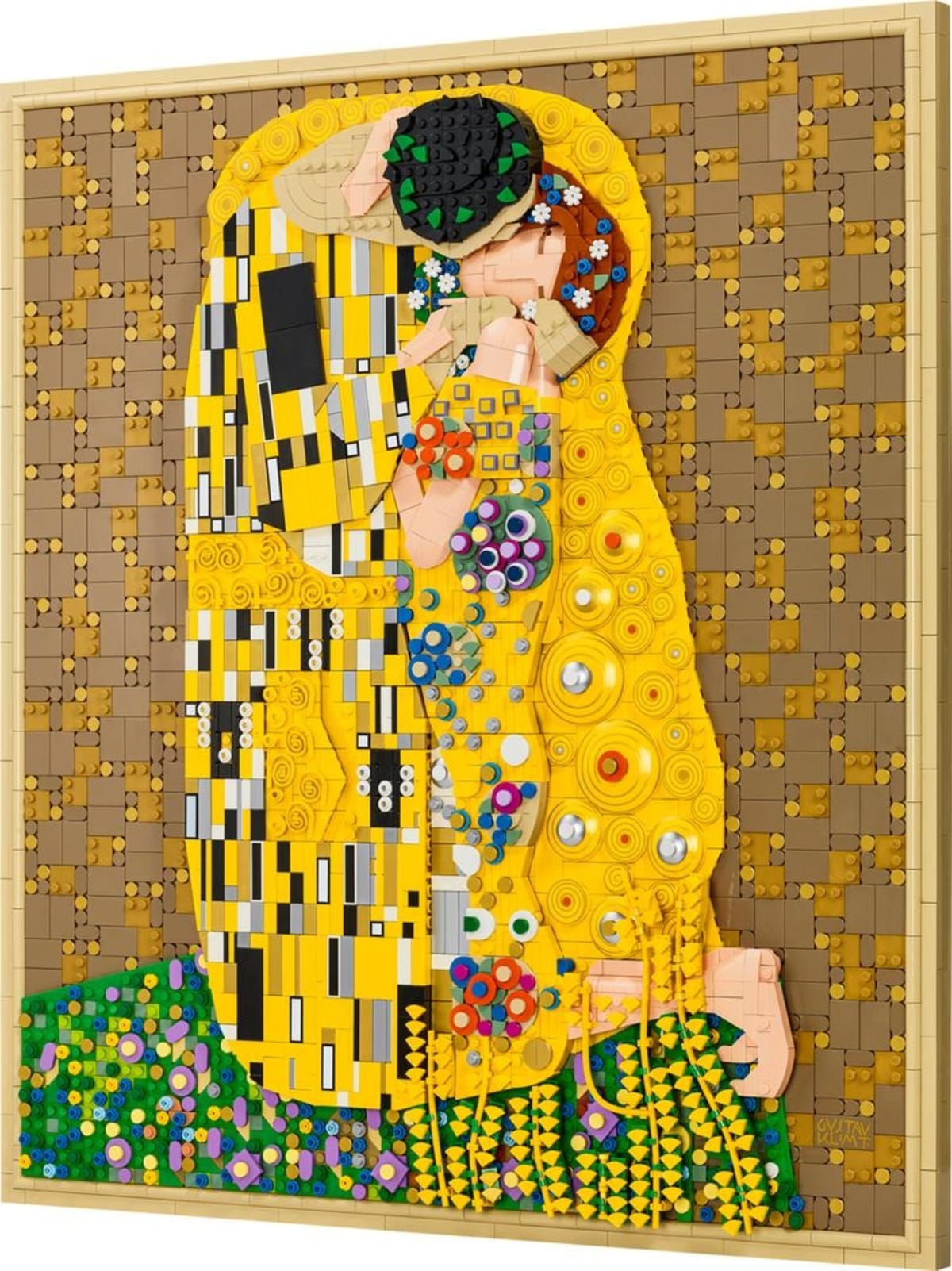Gustav Klimt — Pocałunek – widok główny