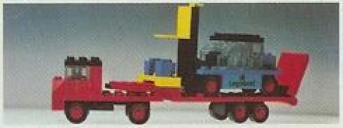 Low-Loader with Fork Lift Truck – widok główny