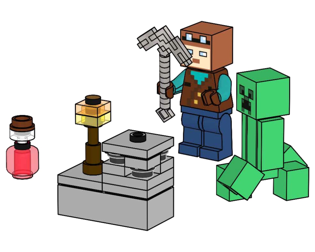 Miner with Creeper and Ores – widok główny