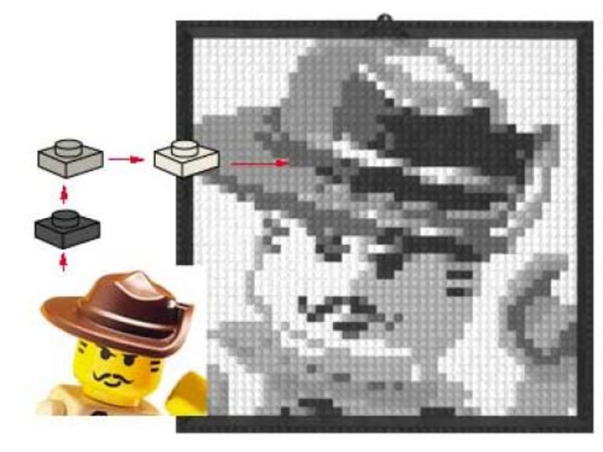 Lego Mosaic Johnny Thunder – widok główny