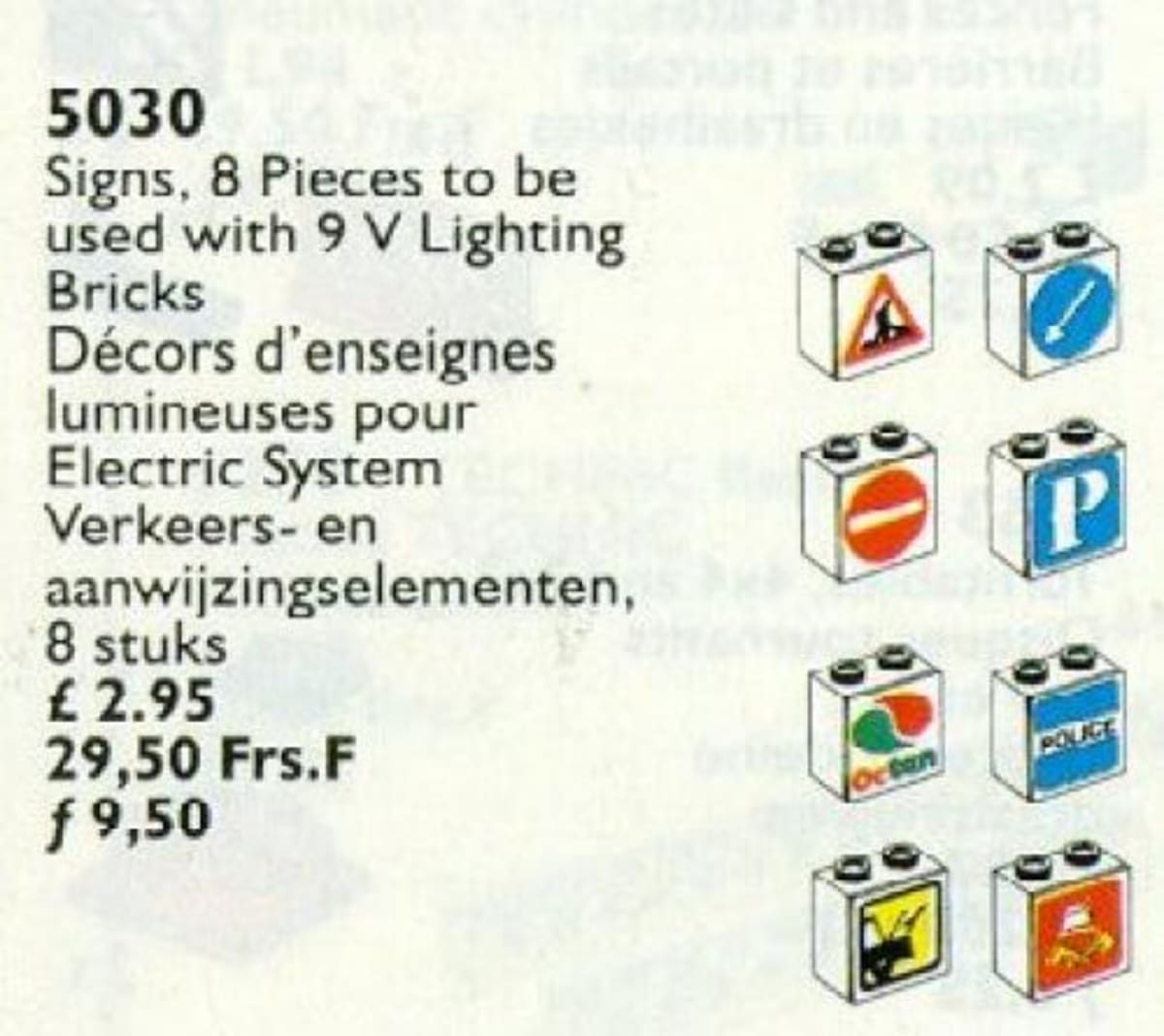 Signs for Use with Lighting Bricks 9V – widok główny