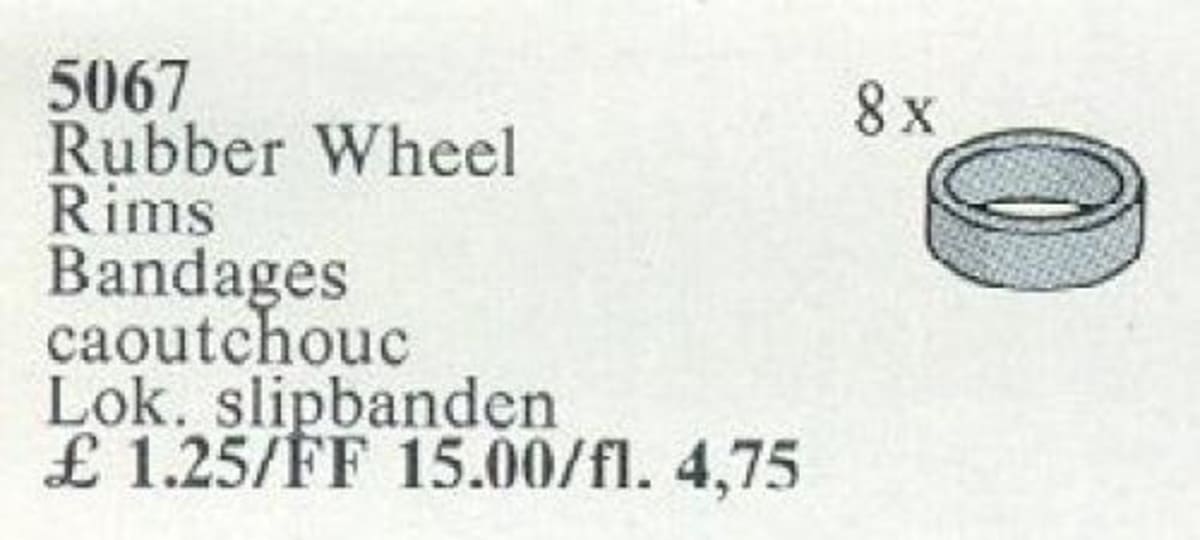 Rubber Wheel Rims, Grey – widok główny