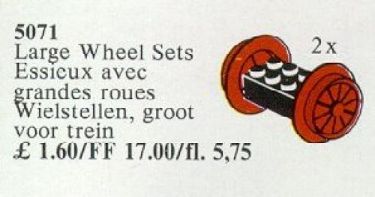 Wheel Sets, Large, Red – widok główny