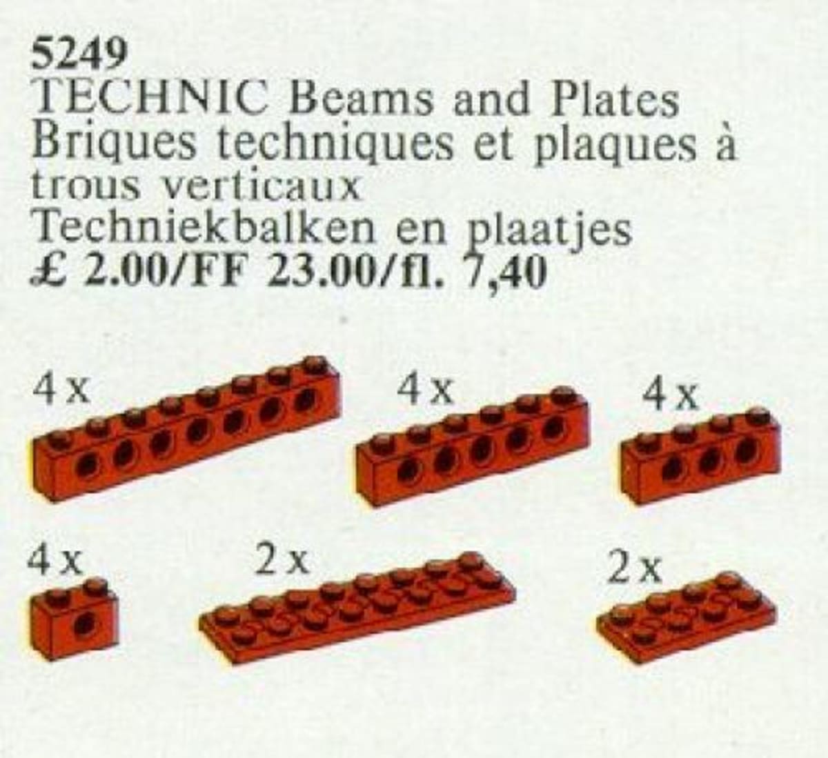 TECHNIC Beams and Plates [Red] – widok główny
