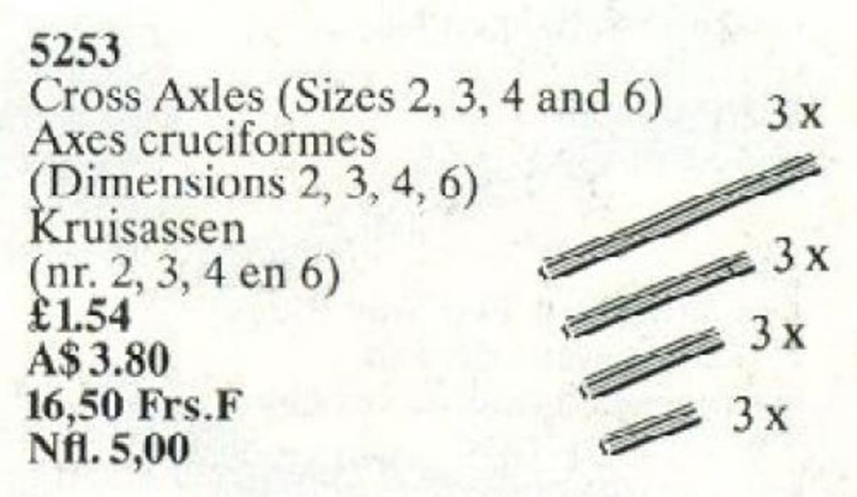 Cross Axles (Sizes 2, 3, 4, 6) – widok główny