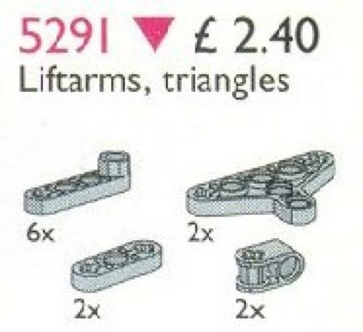 Liftarms & Triangles – widok główny
