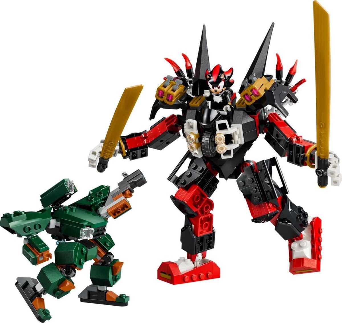 Shadow i jego mech kontra G.U.N. Trooper – widok główny