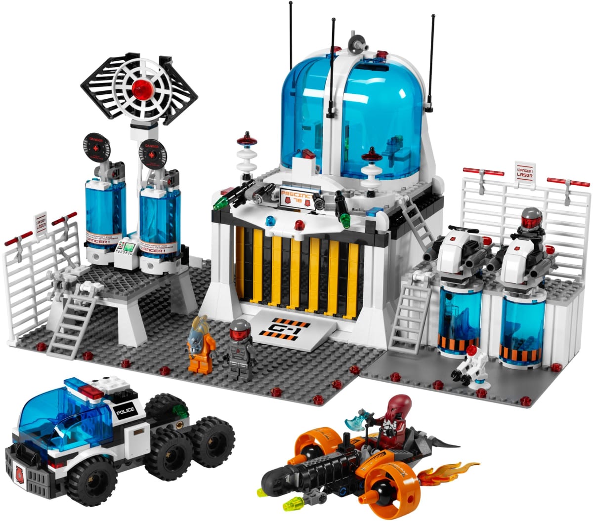 Space Police Central – widok główny