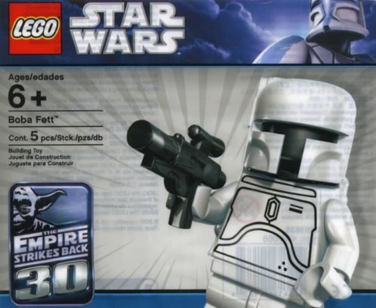 White Boba Fett Figure – widok główny