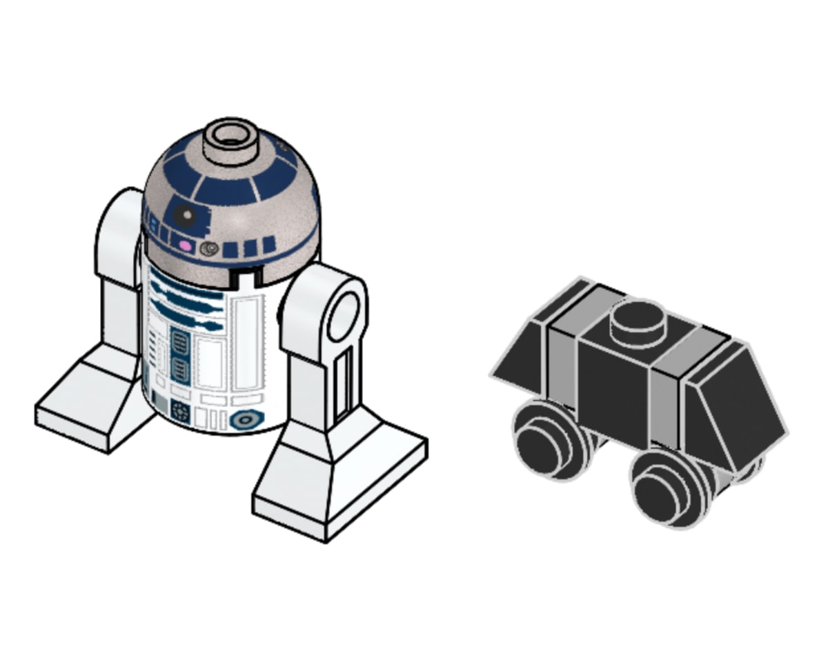 R2-D2 & MSE-6 – widok główny