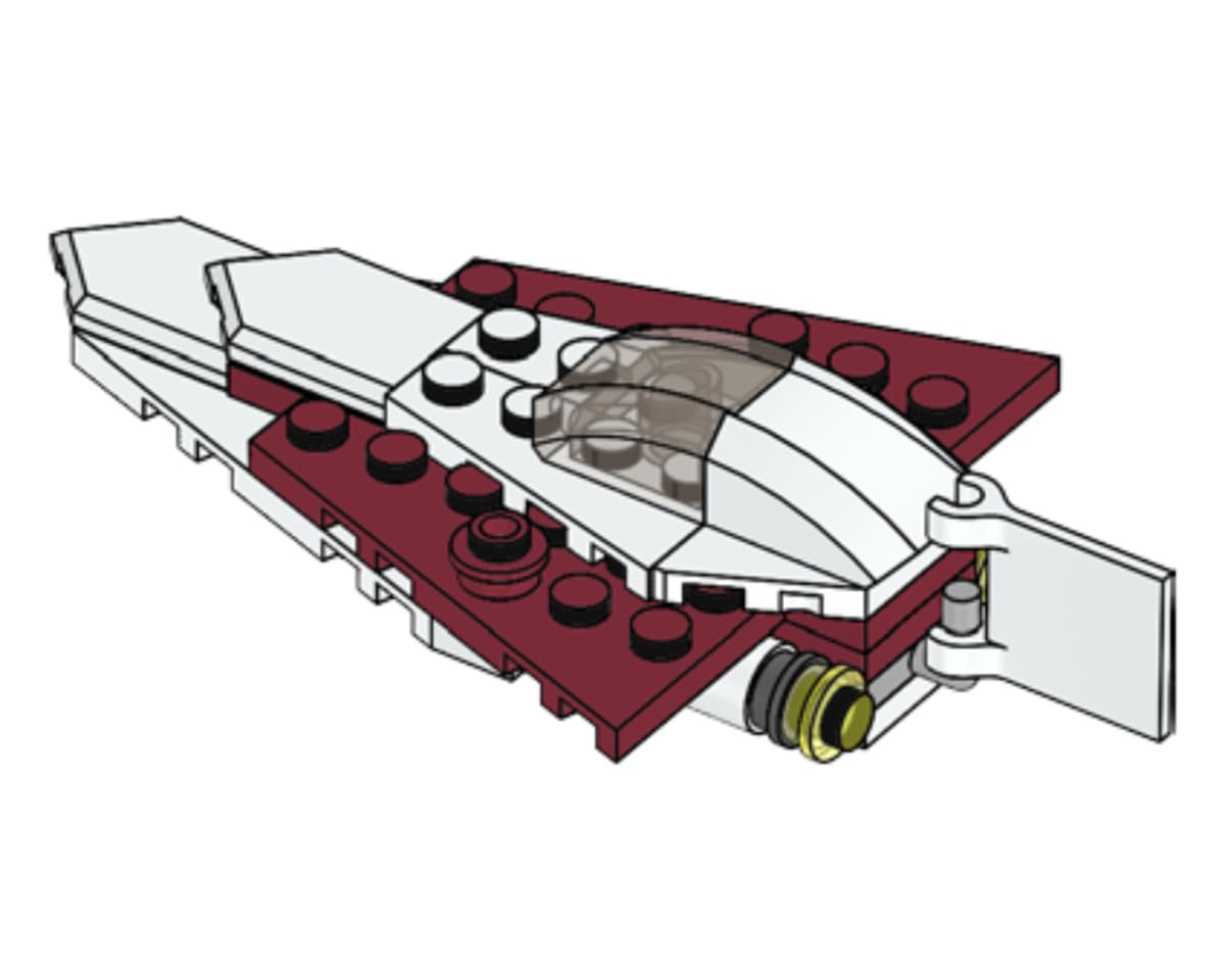 Jedi Starfighter – widok główny