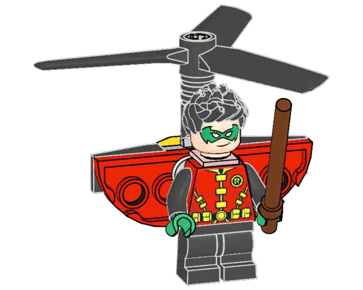 Robin and Heli-Pack – widok główny