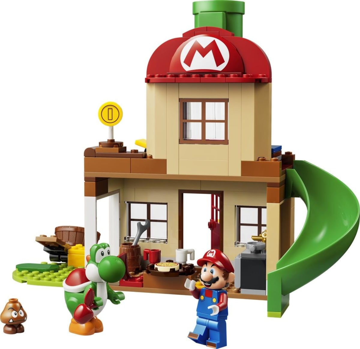 Yoshi w domu Mario – widok główny