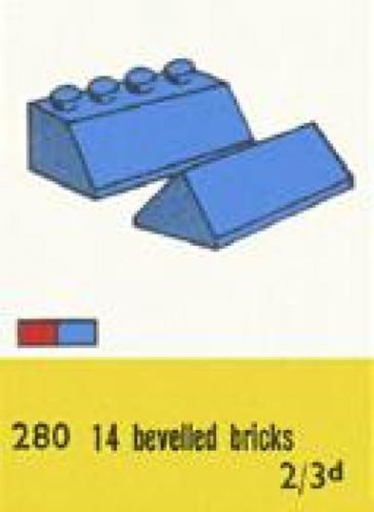 Sloping Roof Bricks, Red – widok główny
