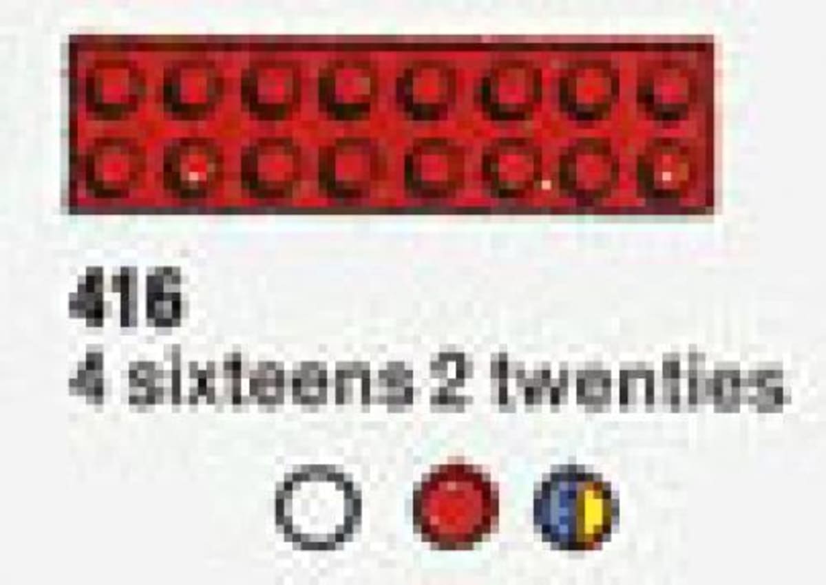 4 Sixteens 2 Twenties (The Building Toy) – widok główny
