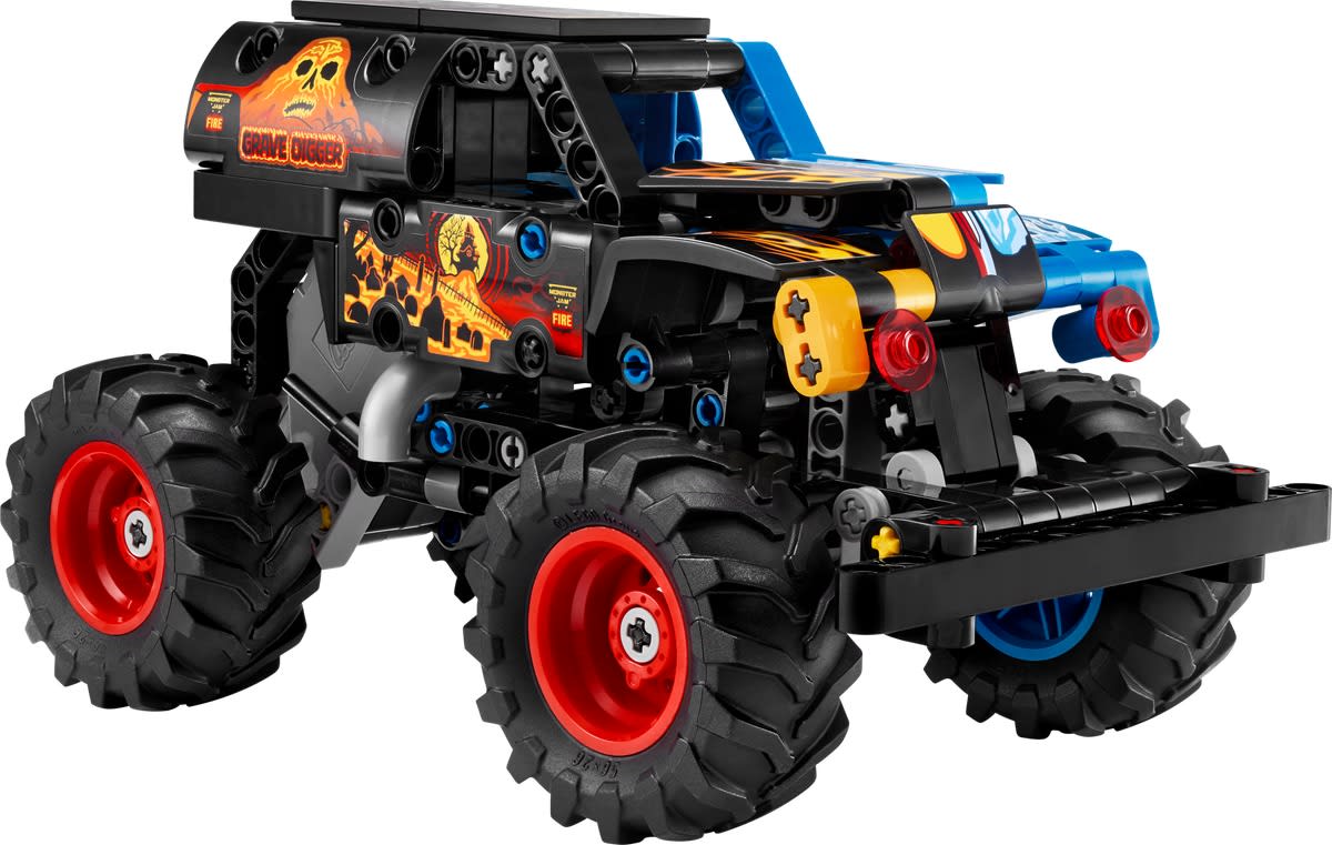 Monster Jam Grave Digger Fire and Ice – widok główny